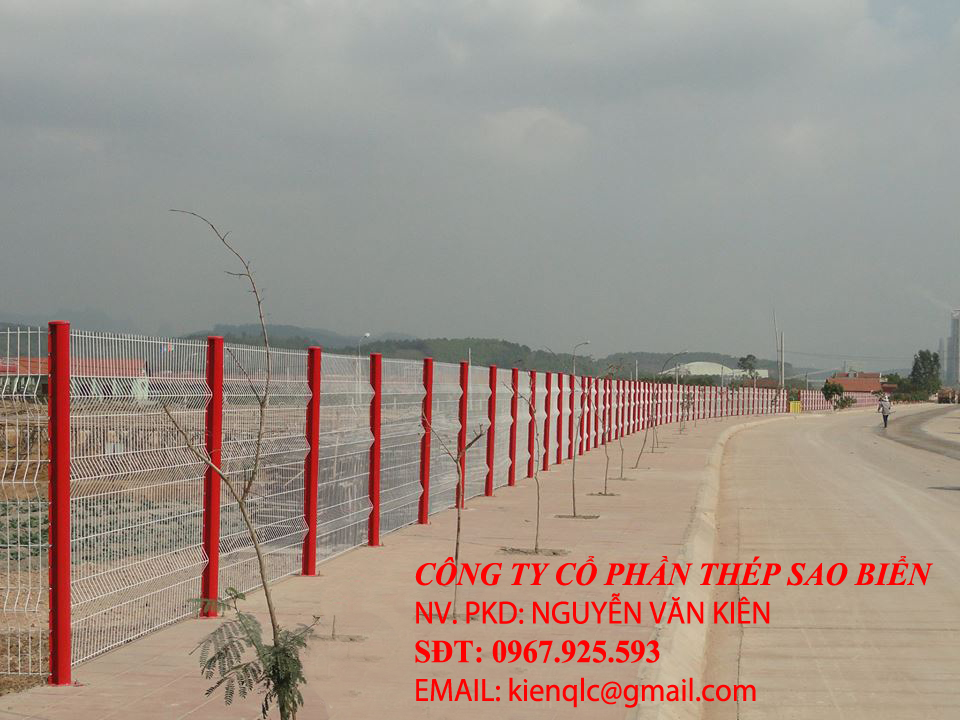 Lưới thép hàn chập hàng rào công nghiệp